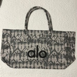 Alo yoga grey tiedye tote
